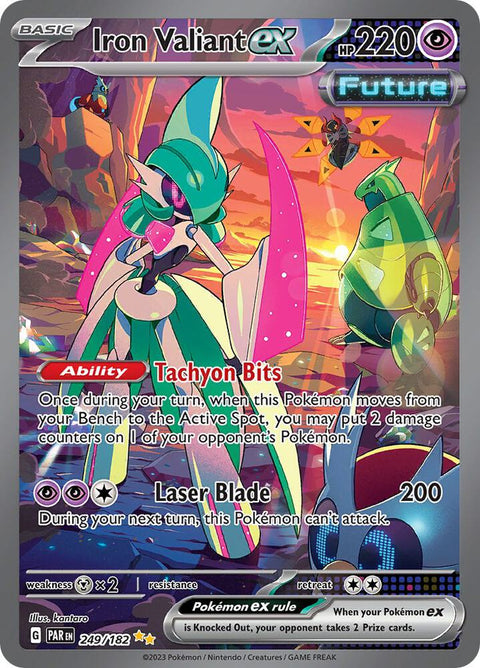 Iron Valiant ex - 249/182 - Special Illustration Rare (Español Foil NM)