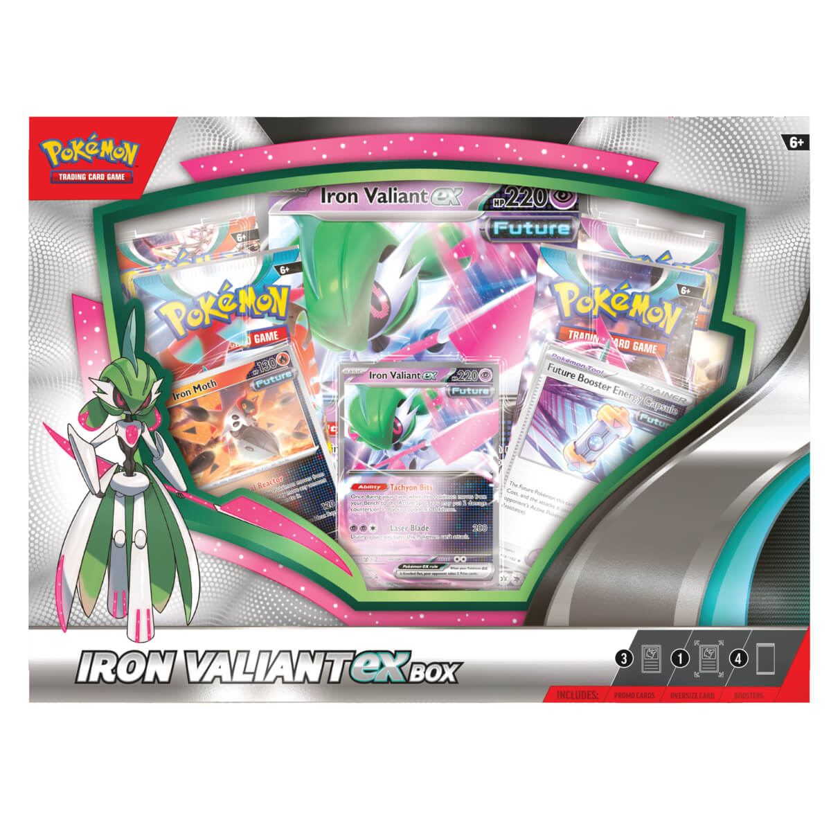 Pokémon: Iron Valiant ex Box Ingles