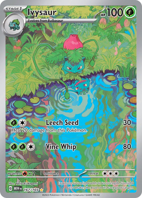 Ivysaur - 167/165 - Illustration Rare (Inglés Foil NM)