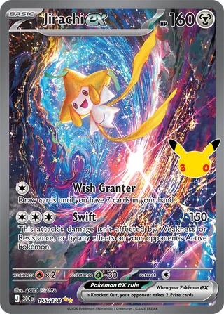 Jirachi EX – 155/128 – Special Illustration Rare – Español