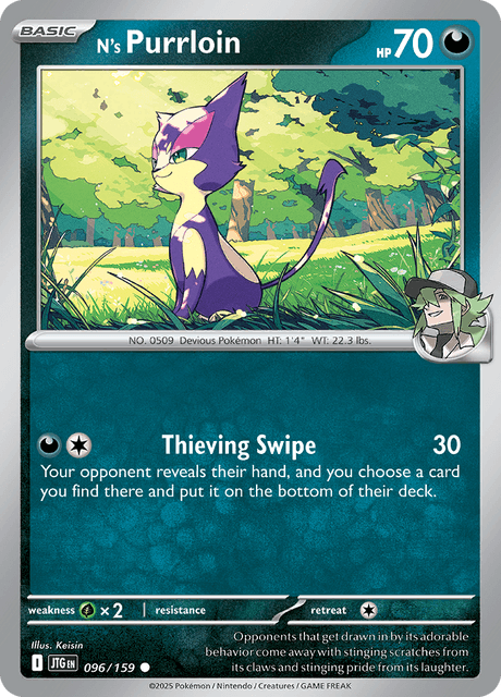 JTG - 96 - N's Purrloin - Common