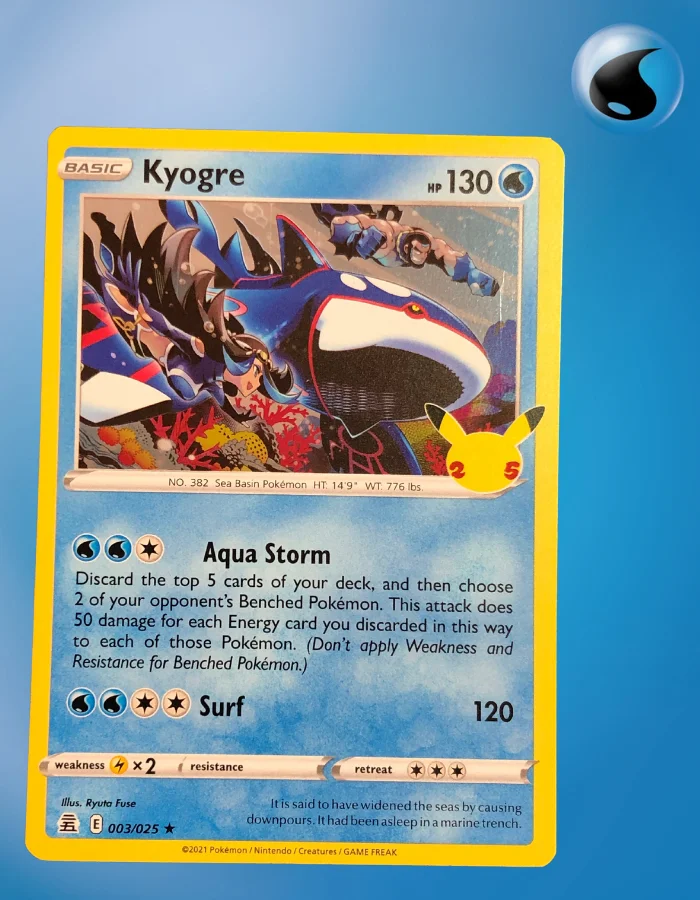 Kyogre 003/025 Celebrations