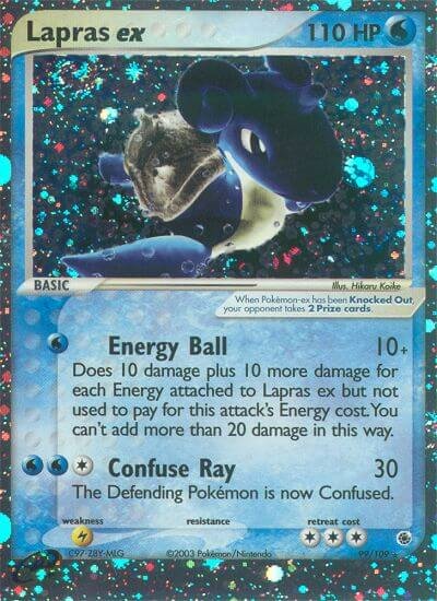 Lapras ex - 99/109 - Rare Holo ex (Inglés Foil MP)