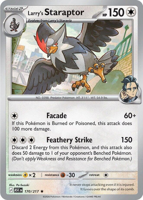 Larry's Staraptor - 170/217 Ascended Heroes