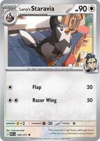 Larry’s Staravia – Uncommon Reverse Holo – 169/217 – Inglés