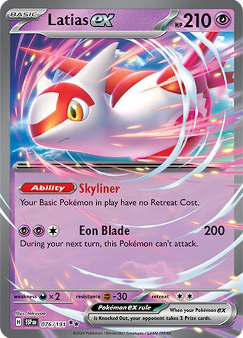Latias ex - 076/191 - Double Rare