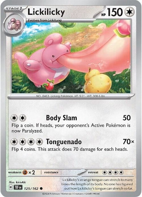 Lickilicky - 125/162 - Common (Inglés NM)