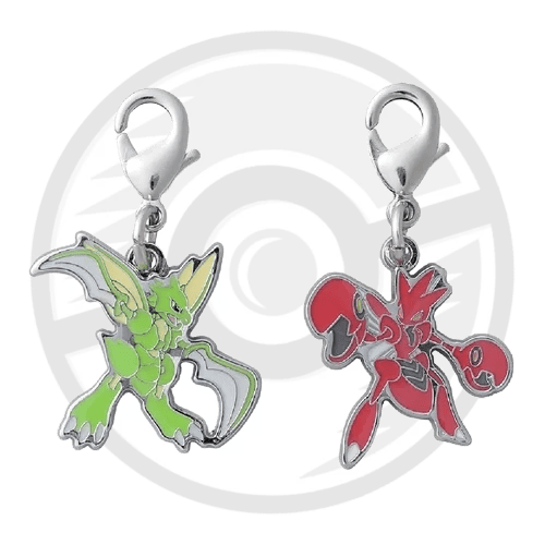 Llavero Scyther & Scizor