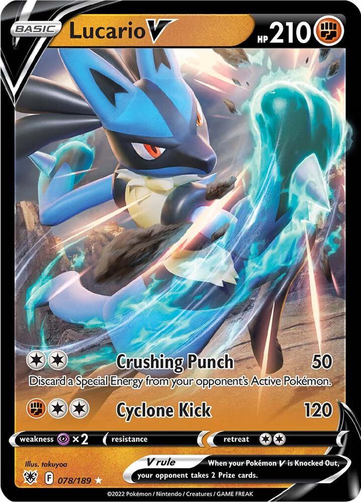 Lucario V – 078/189 – HP