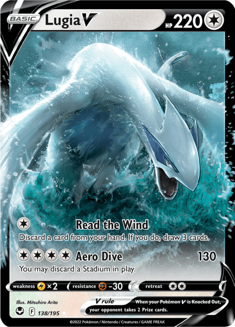Lugia V 138/195 - Singles Pokemon TCG