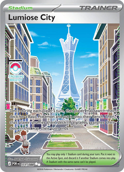 Lumiose City - 111/088 - Ultra Rare (Inglés Foil NM)