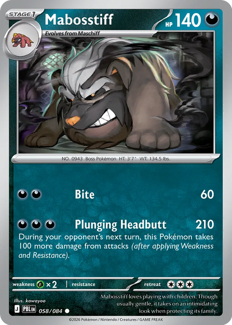 Mabosstiff - 058/084 - Common