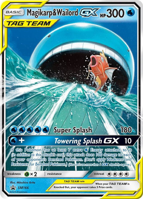 Magikarp & Wailord-GX - SM166 - Promo (Español Foil LP)
