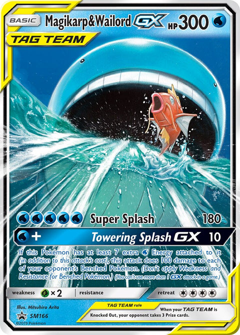 Magikarp & Wailord-GX - SM166 - Promo (Inglés Foil LP)