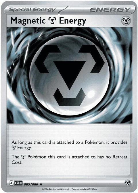 Magnetic Metal Energy - 085/086 - Rare (Inglés Reverse Holo NM)