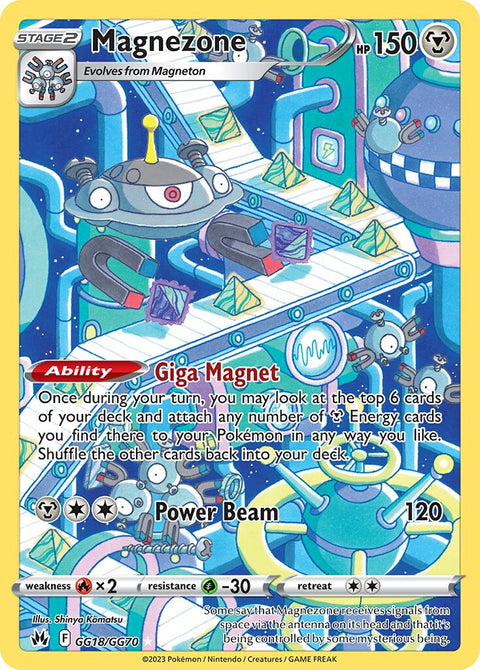Magnezone - GG18/GG70 - Rare Holo (Inglés Foil NM)