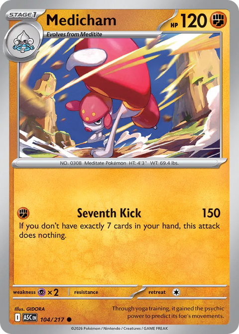 Medicham - 104/217 - Common