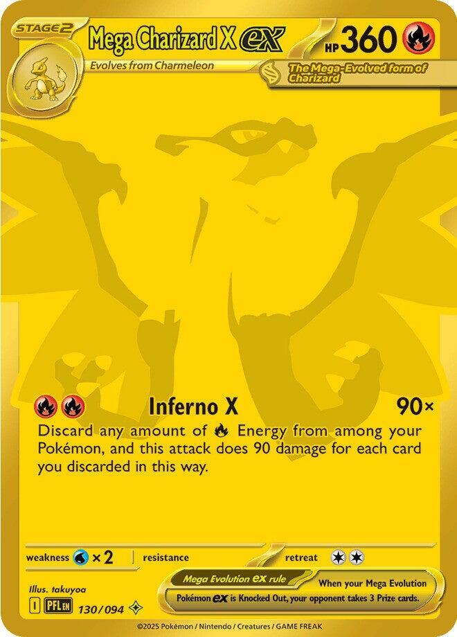 Mega Charizard X EX – 130/094 – Mega Hyper Rare – Español