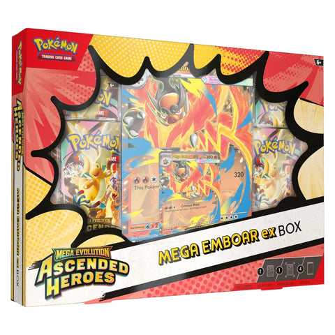 Mega Evolution: Ascended Heroes - Ascended Heroes Mega ex Box - Mega Emboar