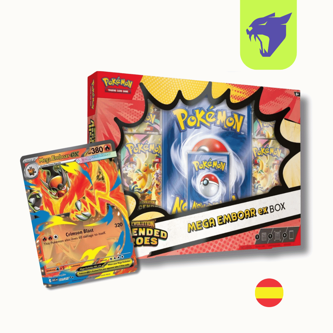 Mega Evolution — Ascended Heroes Mega ex Box Emboar EX (Español)