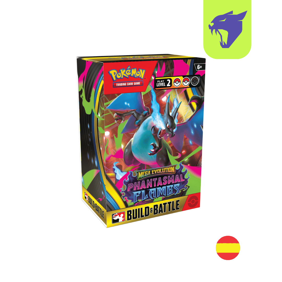 Mega Evolution Phantasmal Flames – Build & Battle Box Español