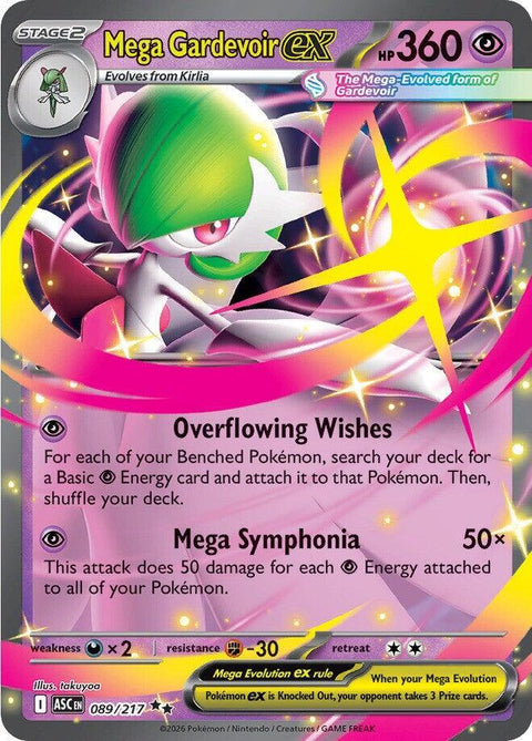 Mega Gardevoir ex - 089/217 Ascended Heroes