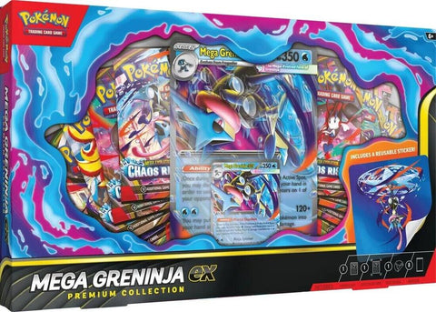 Pokémon Mega Greninja EX Premium Collection (ESP/ENG) Español Latino