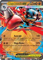 Mega Lucario ex – Double Rare – 113/217 – Inglés