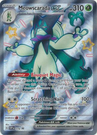 Meowscarada ex – SVP078 – Shiny Promo