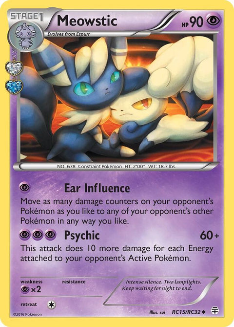 Meowstic - RC15/RC32 - Uncommon (Inglés Foil LP)