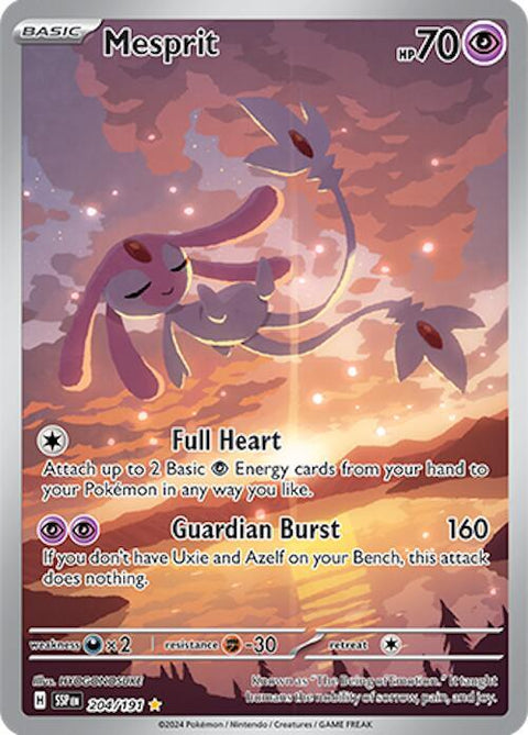 Mesprit - 204/191 - Illustration Rare