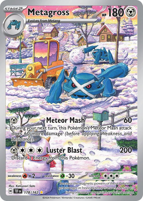 Metagross - 178/162 - Illustration Rare (Inglés Foil NM)