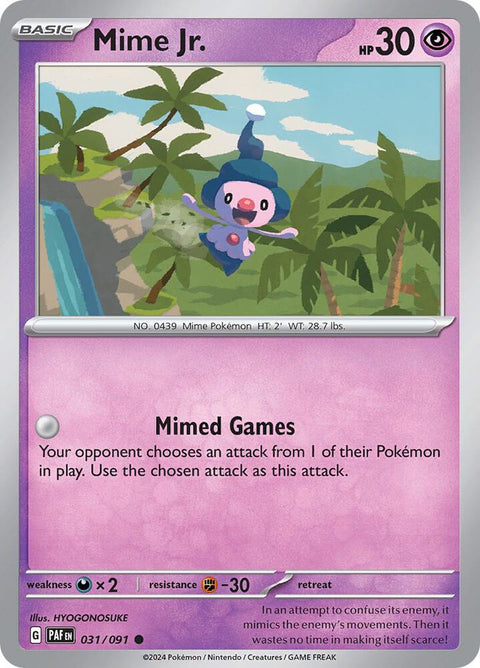 Mime Jr. - 031/091 - Common (Español NM)