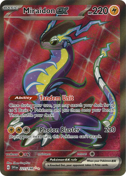 Miraidon ex - 227/198 - Ultra Rare (Inglés Foil NM)