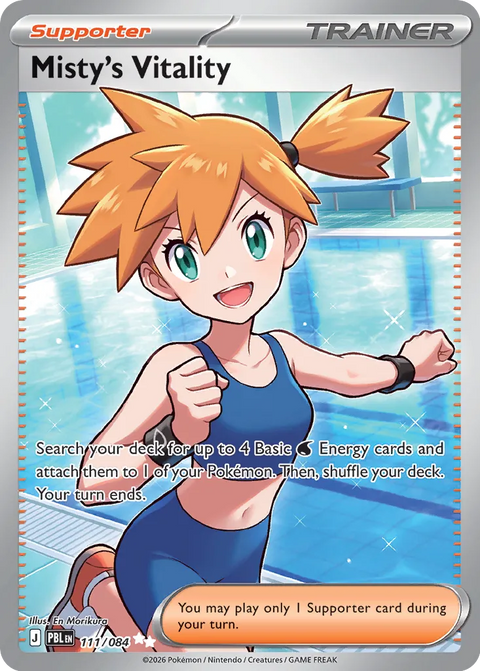 Misty's Vitality - 111/084 - Ultra Rare (Español Foil NM)