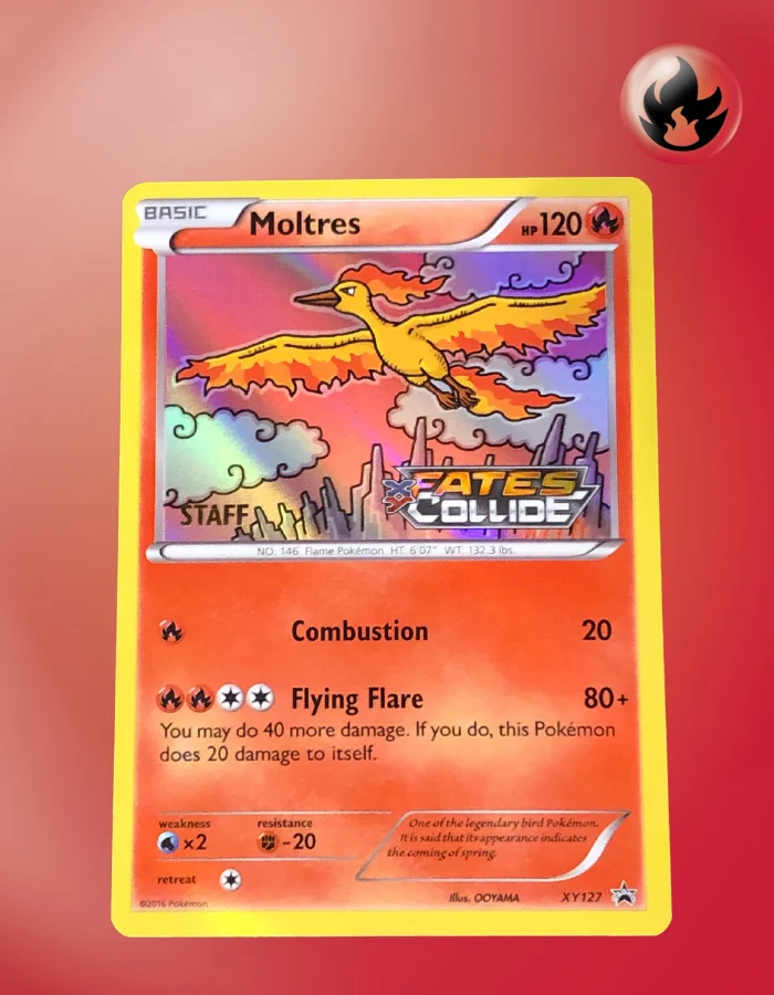 Moltres – XY127 – (STAFF) Holo Promo