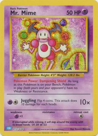 Mr. Mime – 013/034 – CLB – Inglés