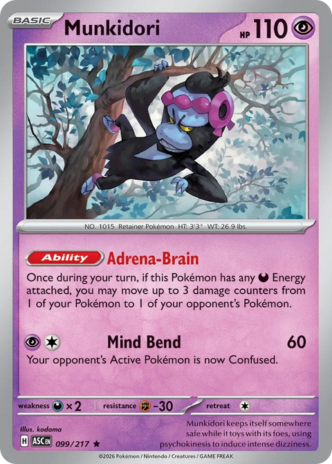 Munkidori (Energy Symbol Pattern) - 099/217 - Rare
