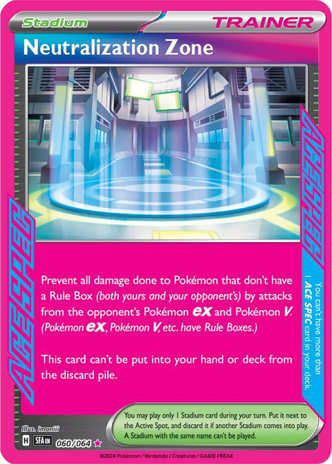 Neutralization Zone - 060/064 - ACE SPEC Rare (Español Foil NM)
