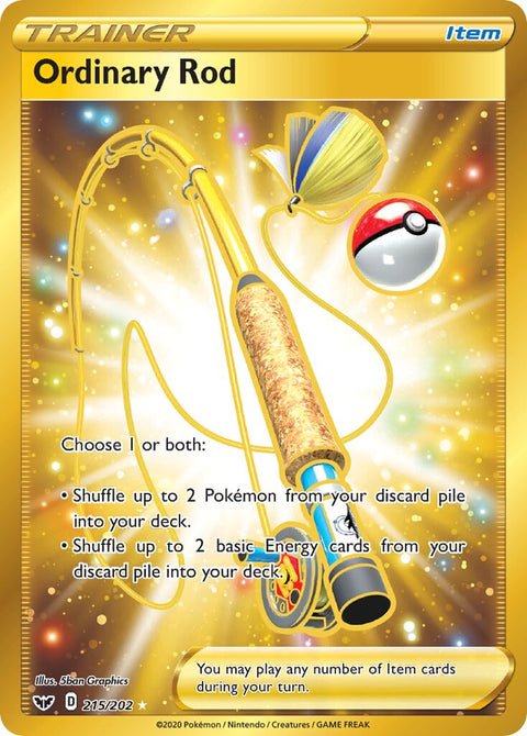 Ordinary Rod - 215/202 - Rare Secret