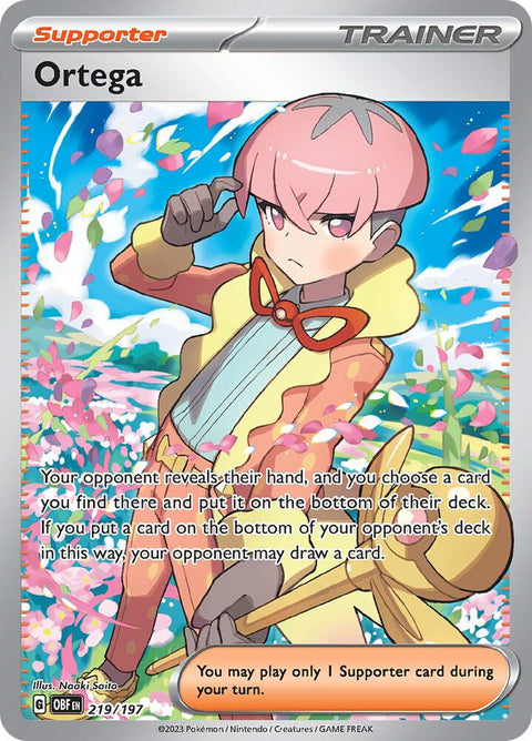 Ortega - 219/197 - Ultra Rare (Inglés Foil NM)
