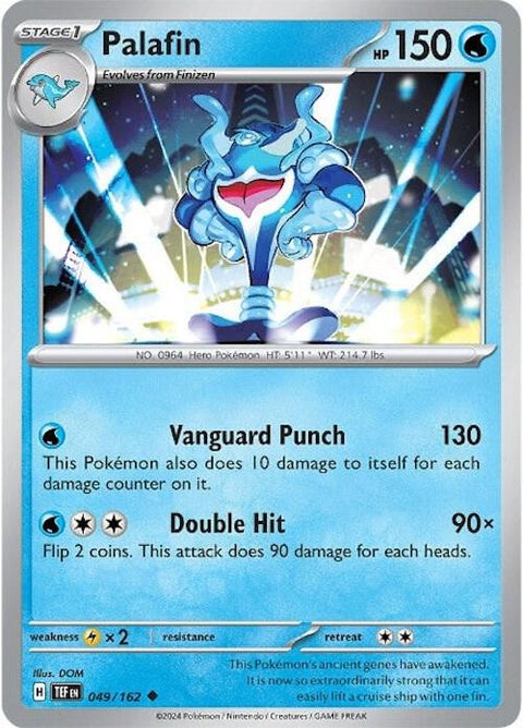 Palafin - 049/162 - Uncommon (Inglés Reverse Holo NM)