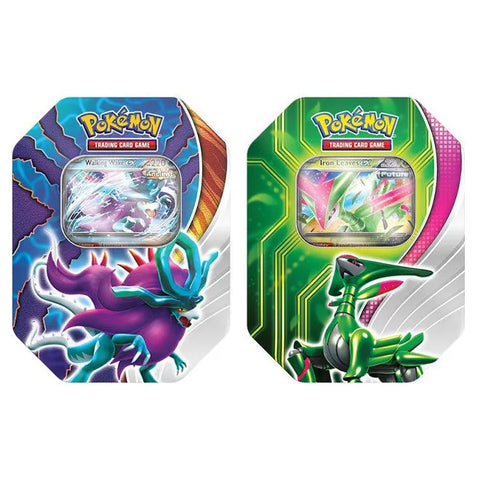 Pokemon TCG Paradox Clash Tin Iron Leaves Ingles