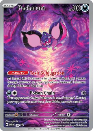 Pecharunt – SVP129 – Illustration Rare Promo - Español