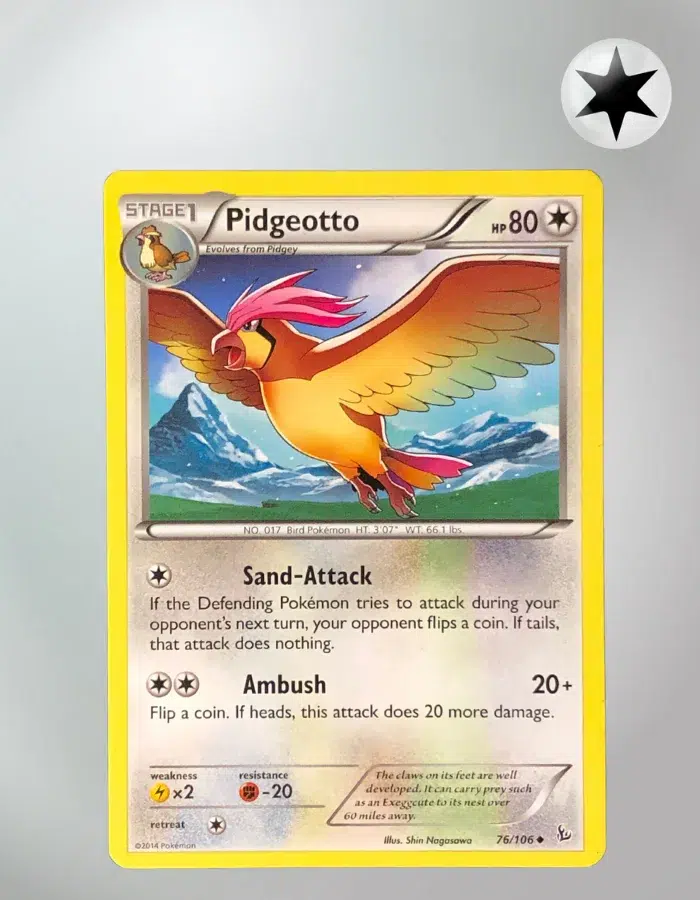 Pidgeotto 76/106 Flashfire