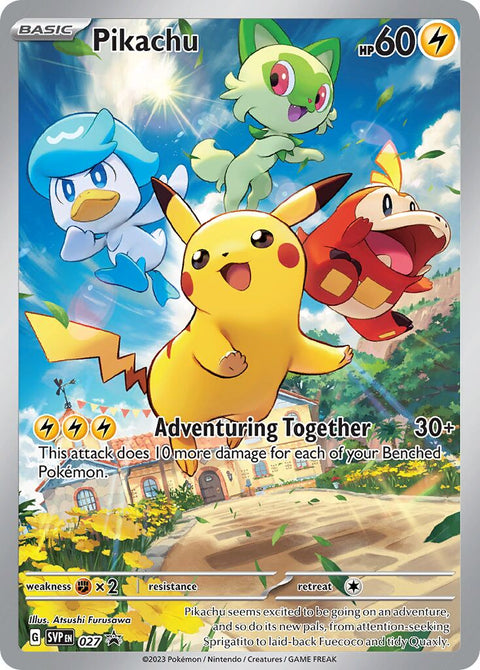 Pikachu 027/224 - Scarlet & Violet Black Star Promos