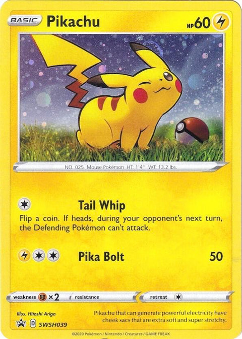 Pikachu - SWSH039 - Promo (Español Foil NM)