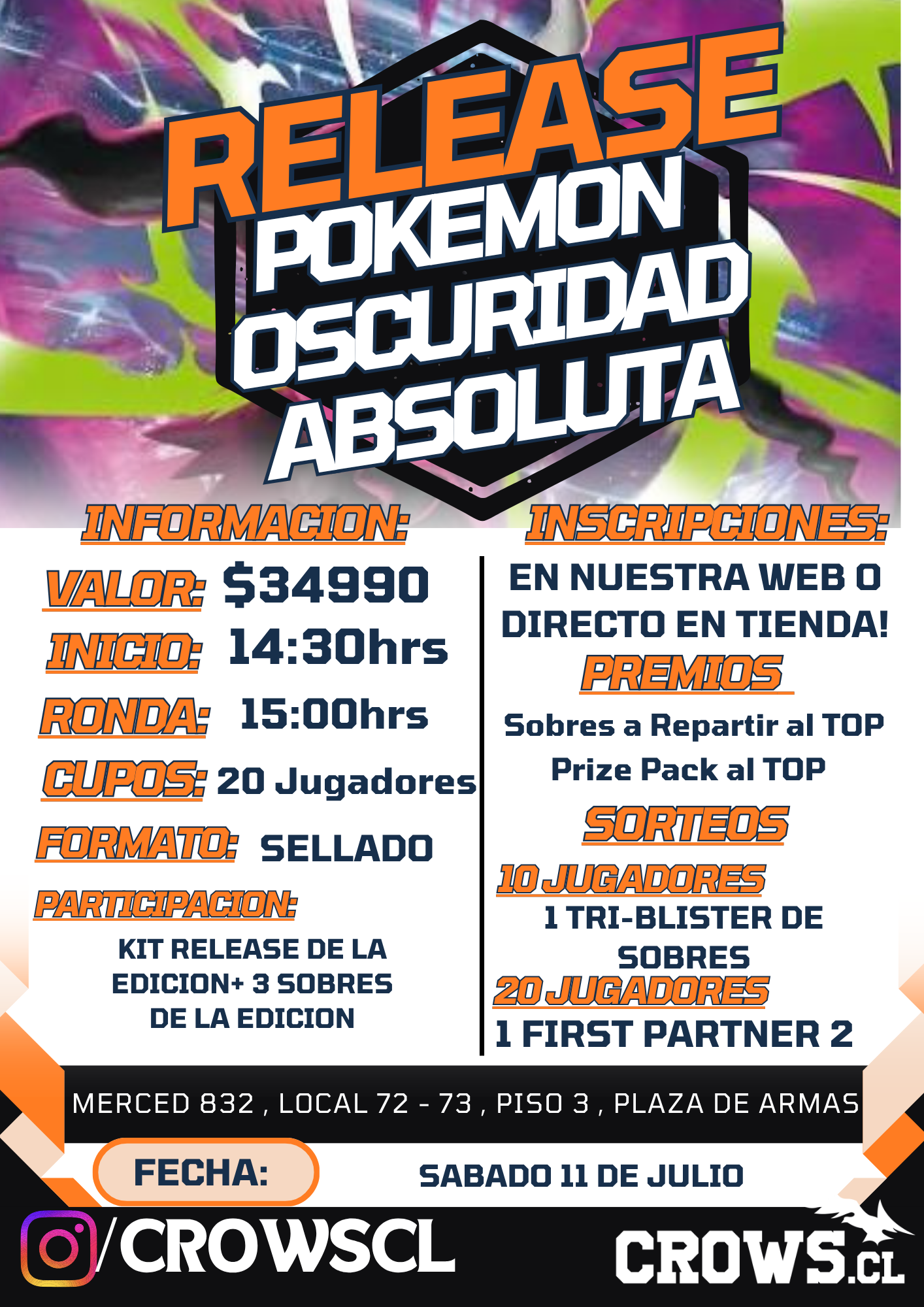 PKM RELEASE OSCURIDAD ABSOLUTA