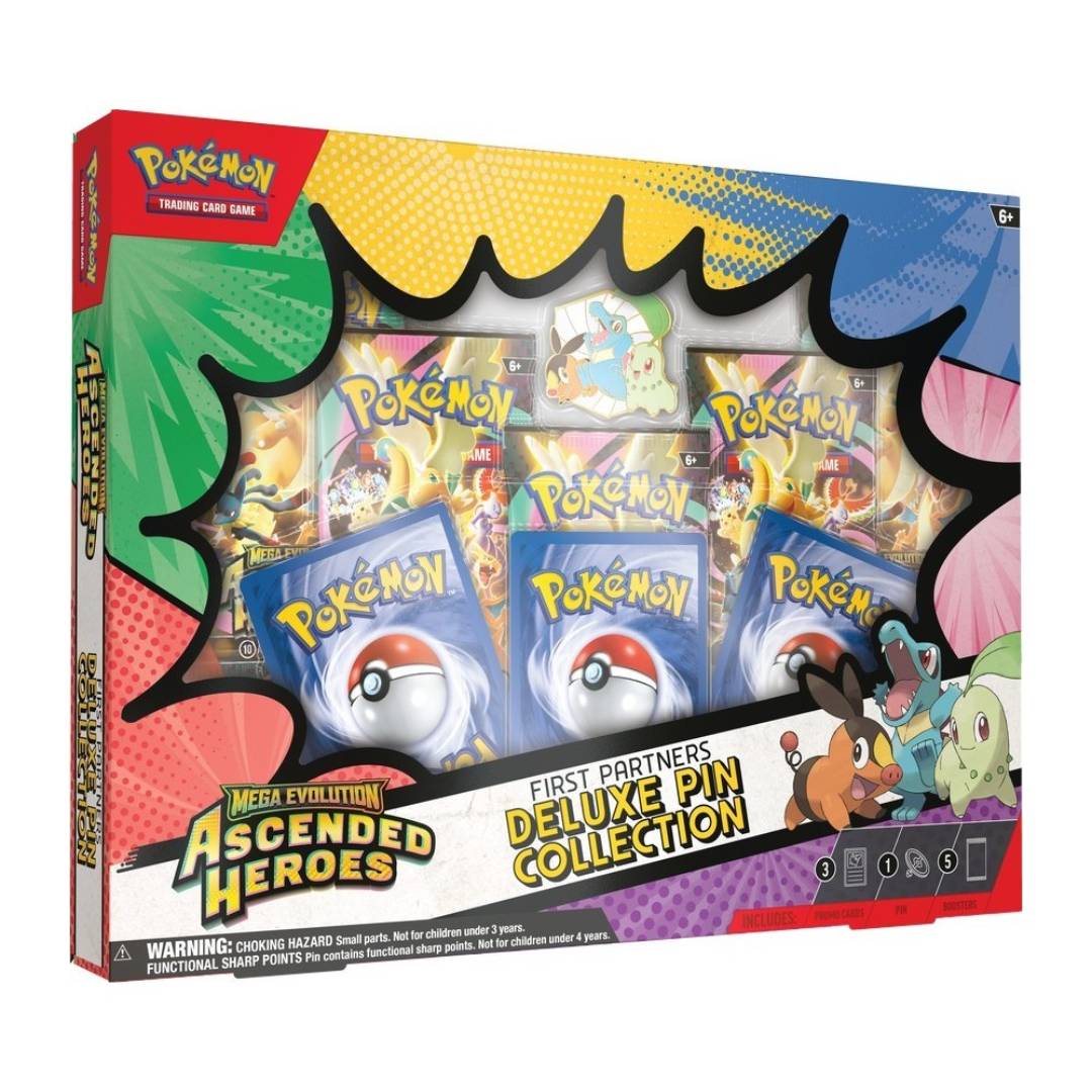 Pokémon Colección de pines de lujo de los Primeros Socios de Héroes Ascendidos
