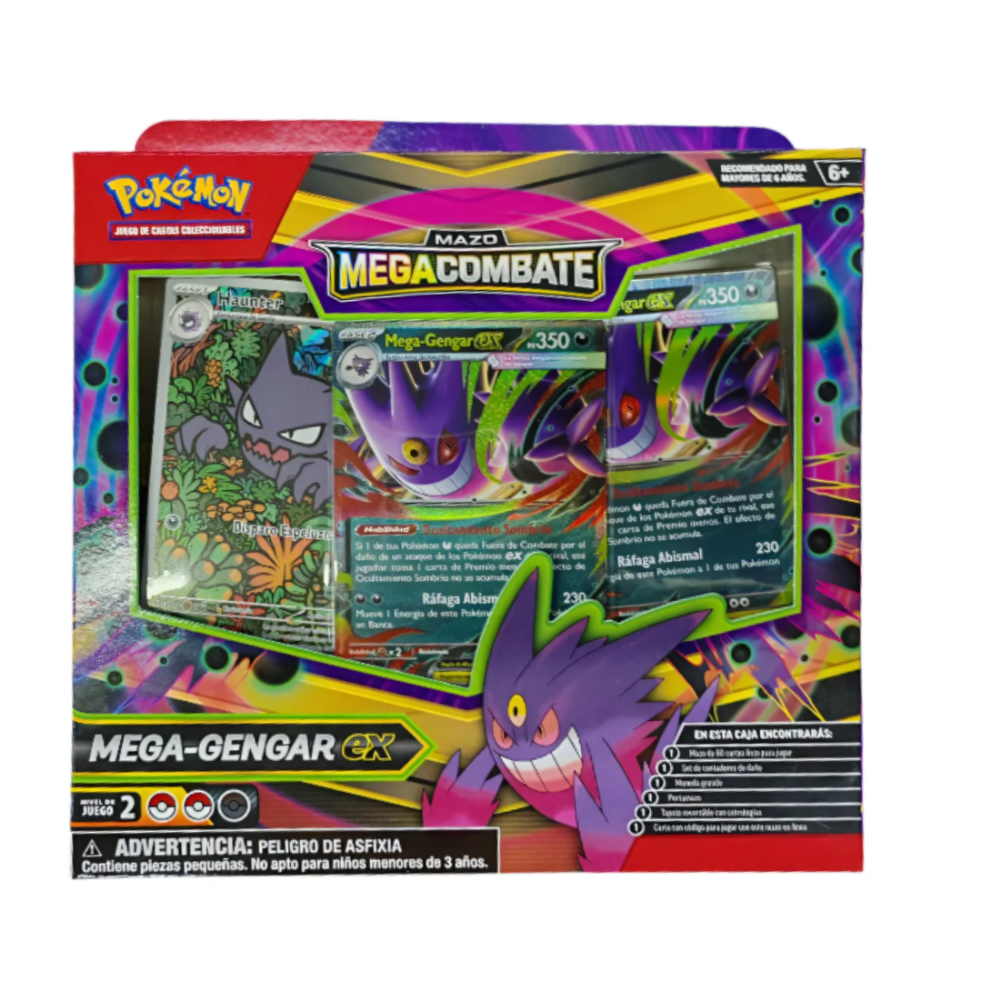 Pokémon Mazo de Batalla Mega-Gengar Ex Español